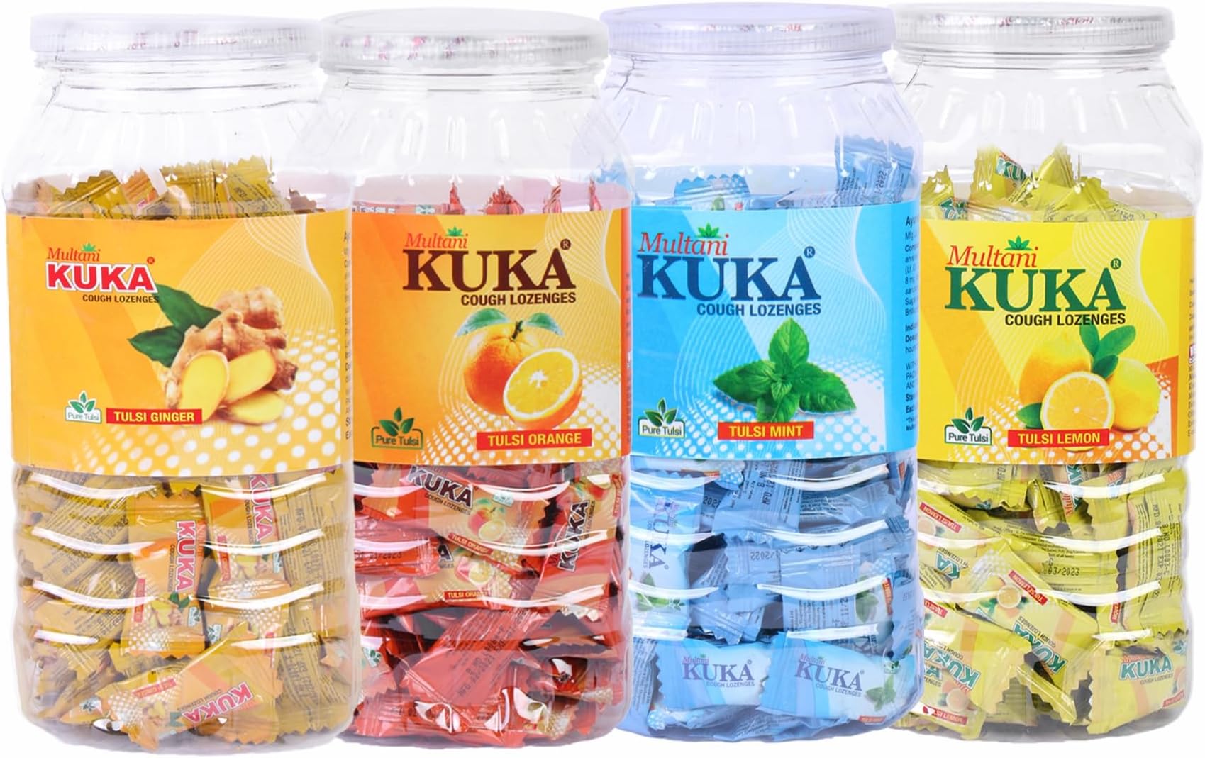 - Kuka Cough Lozenges | Tulsi Lemon Drops (150 Tablets) | Quick Relief From Cough, Sore Throat & Throat Irritation | Ayurvedic Cough Relief Products
