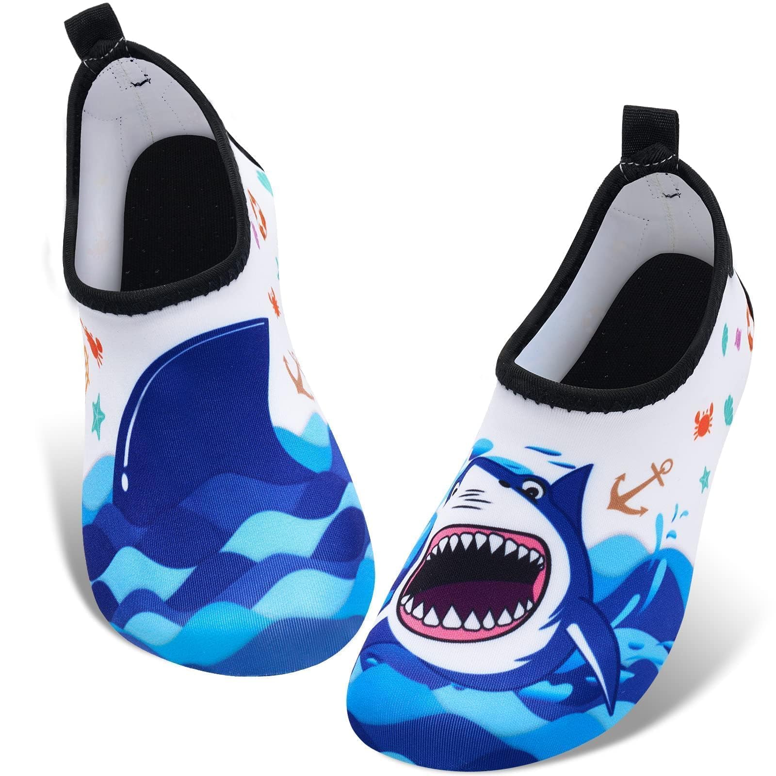 WAWSAM Zapatillas de Playa Descalzas de Secado Rápido Malla Suave Zapatos de Agua