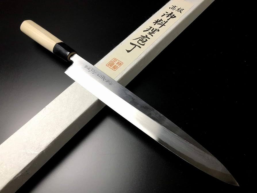 Amazon｜有次 包丁 層鍛 柳刃 240mm 青鋼2 築地 ARITSUGU 柄 名