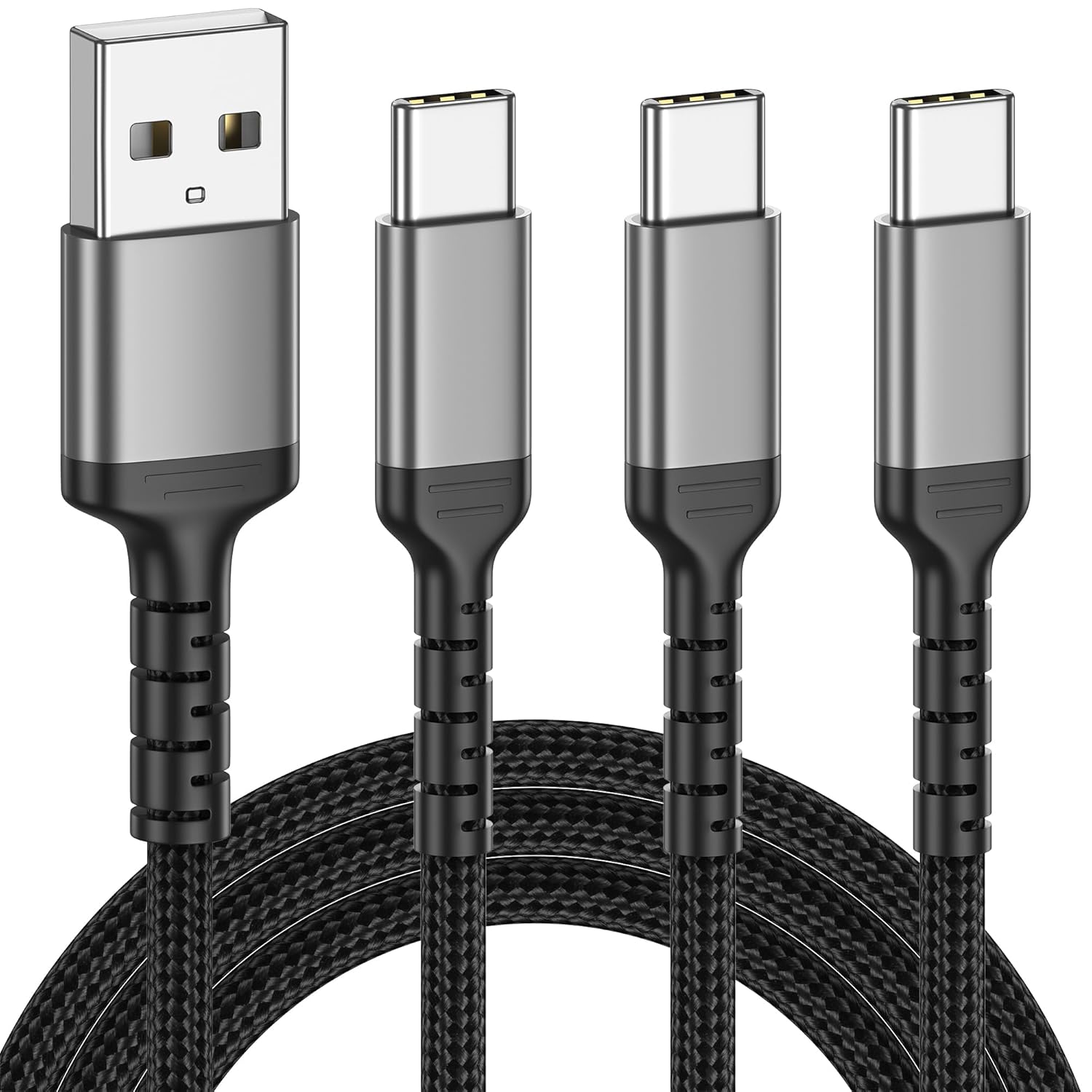 3ft USB C Charger Cord 3 Pack, Braided USB A to USB Type C Cable Fast Charging 3A Compatible with iPhone 15 Pro/Max Samsung Galaxy S22 Ultra Google Pixel 8 Pro 3ft USB C Charger Cord 3 Pack, Braided USB A to USB Type C Cable Fast Charging 3A Compatible with iPhone 15 Pro/Max Samsung Galaxy S22 Ultra Google Pixel 8 Pro