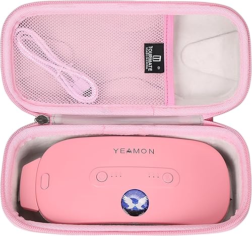 Miniatura 1 de Estuche rígido de viaje para dispositivo de cinturón eléctrico inalámbrico portátil, almohadilla de calentamiento rápido, solo funda