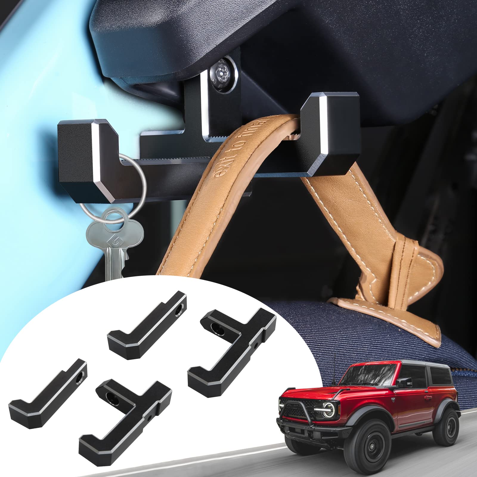 Buy Mabett Aluminum Trunk Grocery Bag Hooks for Ford Bronco Accessories