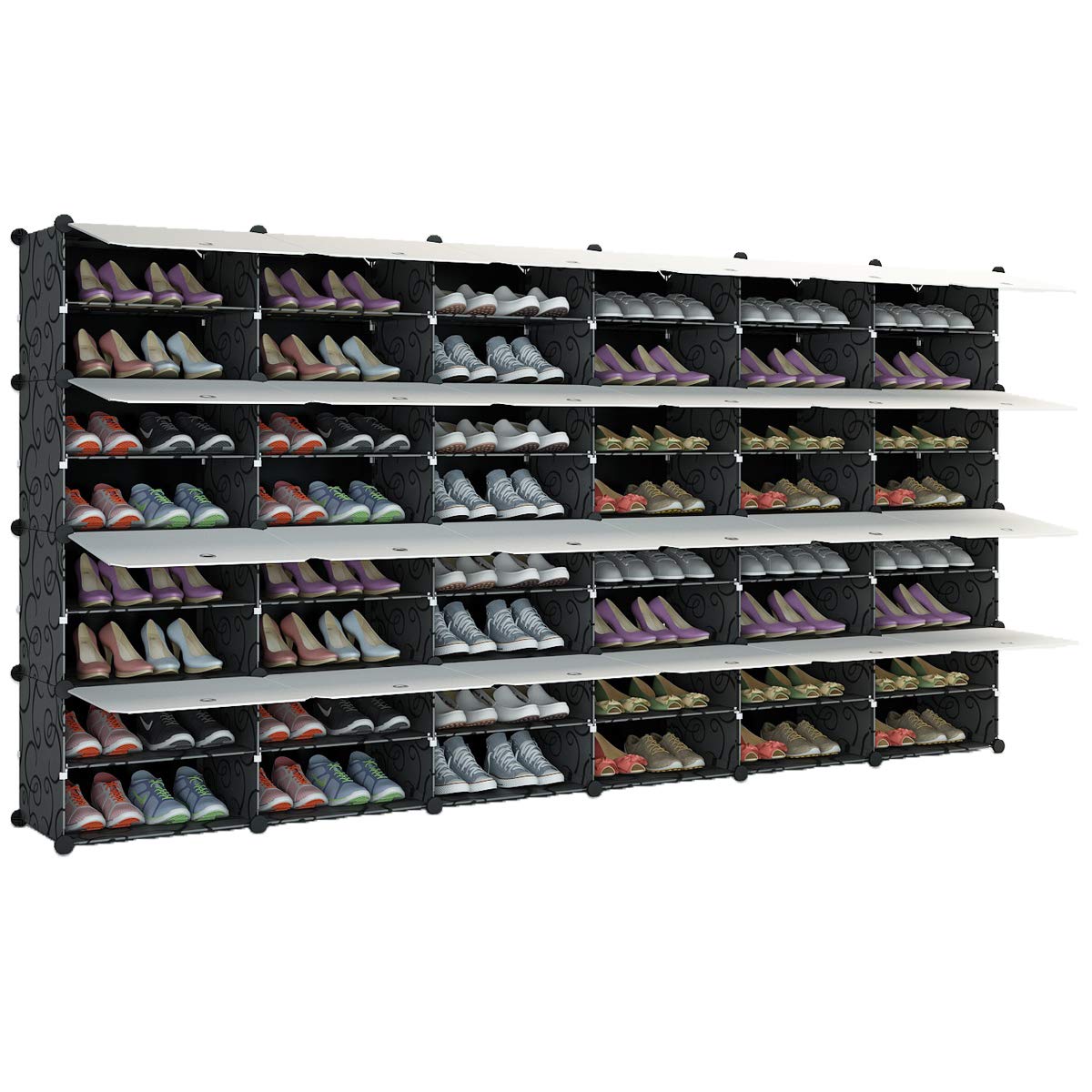 Buy KOUSI 6 x 8Tier Shoe Rack Shoe Tower Storage Shoe Organizer Storage Organizer