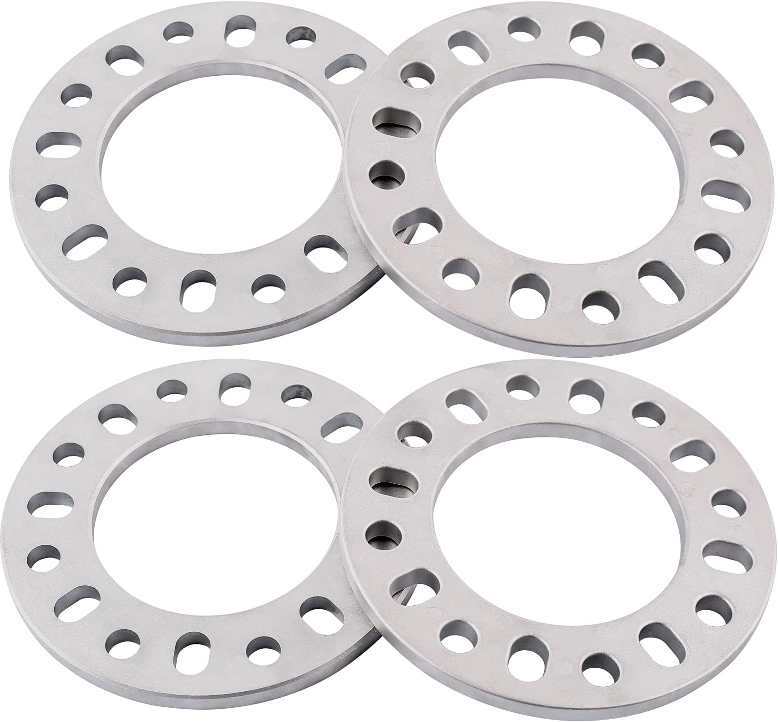 DCVAMOUS 12mm (1/2") Wheel Spacers – 4-Piece Set For 8-Lug Chevy, GMC, Ford, Dodge Trucks (F250, RAM 2500, Silverado, Etc.), Fits 8x6.5, 8x165.1, 8x170 Bolt Patterns