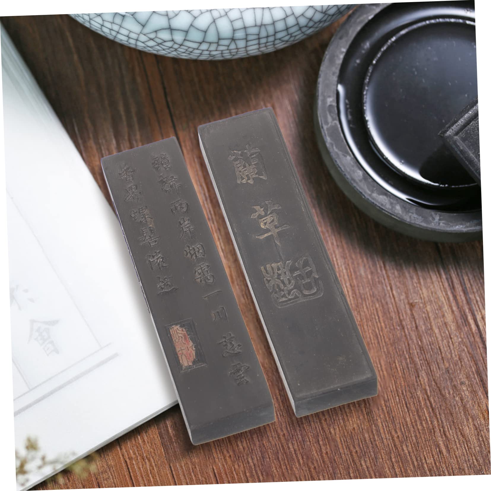 TEHAUX 8pièces Bâtons Encre Créatifs Pour Chinoise De Inks Sticks Pour Peinture Et Pratique
