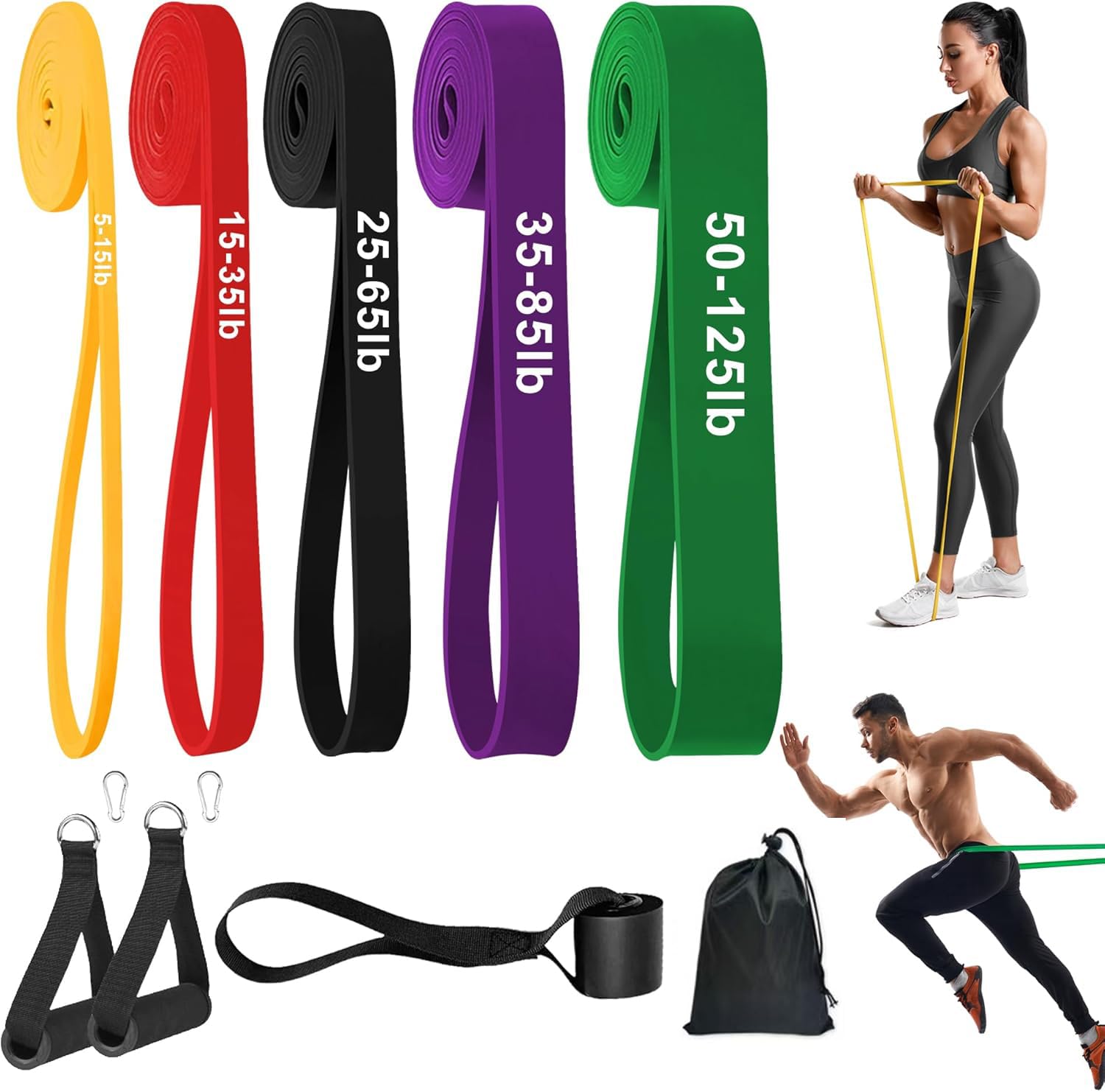 ・LECARDIOトレーニングチューブ 筋トレチューブ 懸垂チューブ 5本セット Amazon.co.jp: トレーニング チューブ 強度別5本セット 強力 懸垂