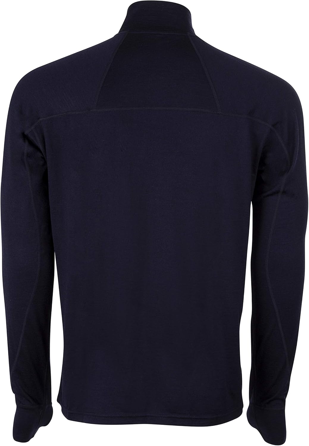 Men's Merino Wool Long Sleeve Quarter Zip Pullover - Image 2