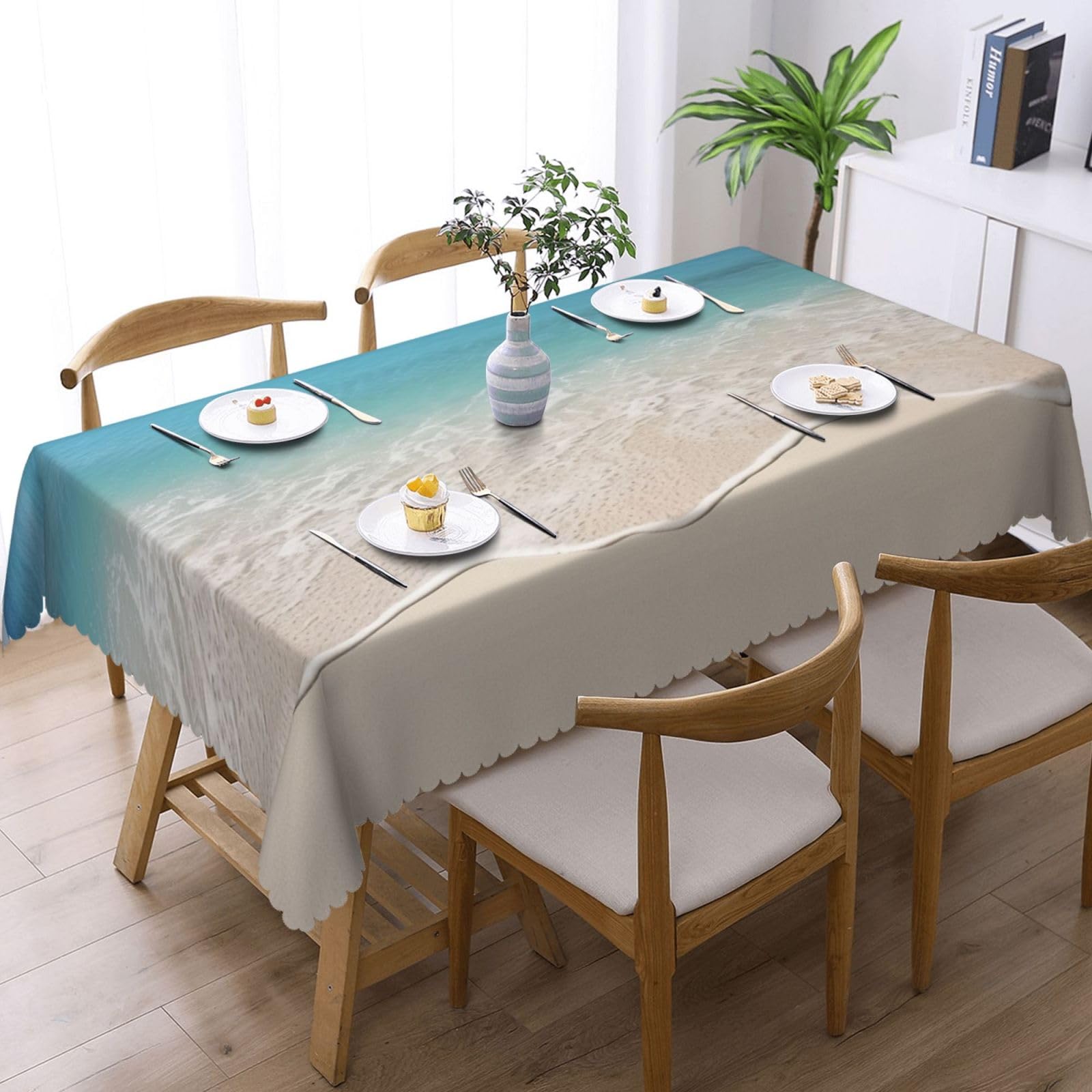 Happy Hour Tischdecke Rechteckig, 137x183 Cm – Wasserdicht, Für Draußen Und Drinnen