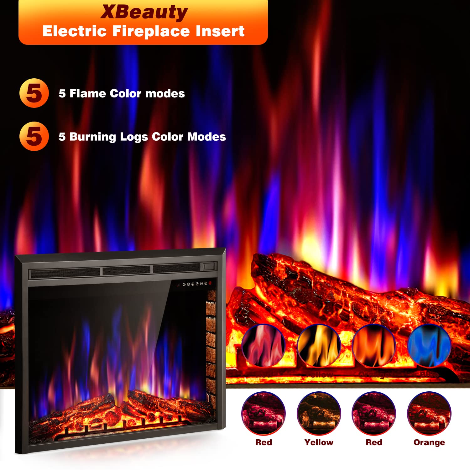 36 Inch Electric Fireplace Insert Wallpaper For Desktop