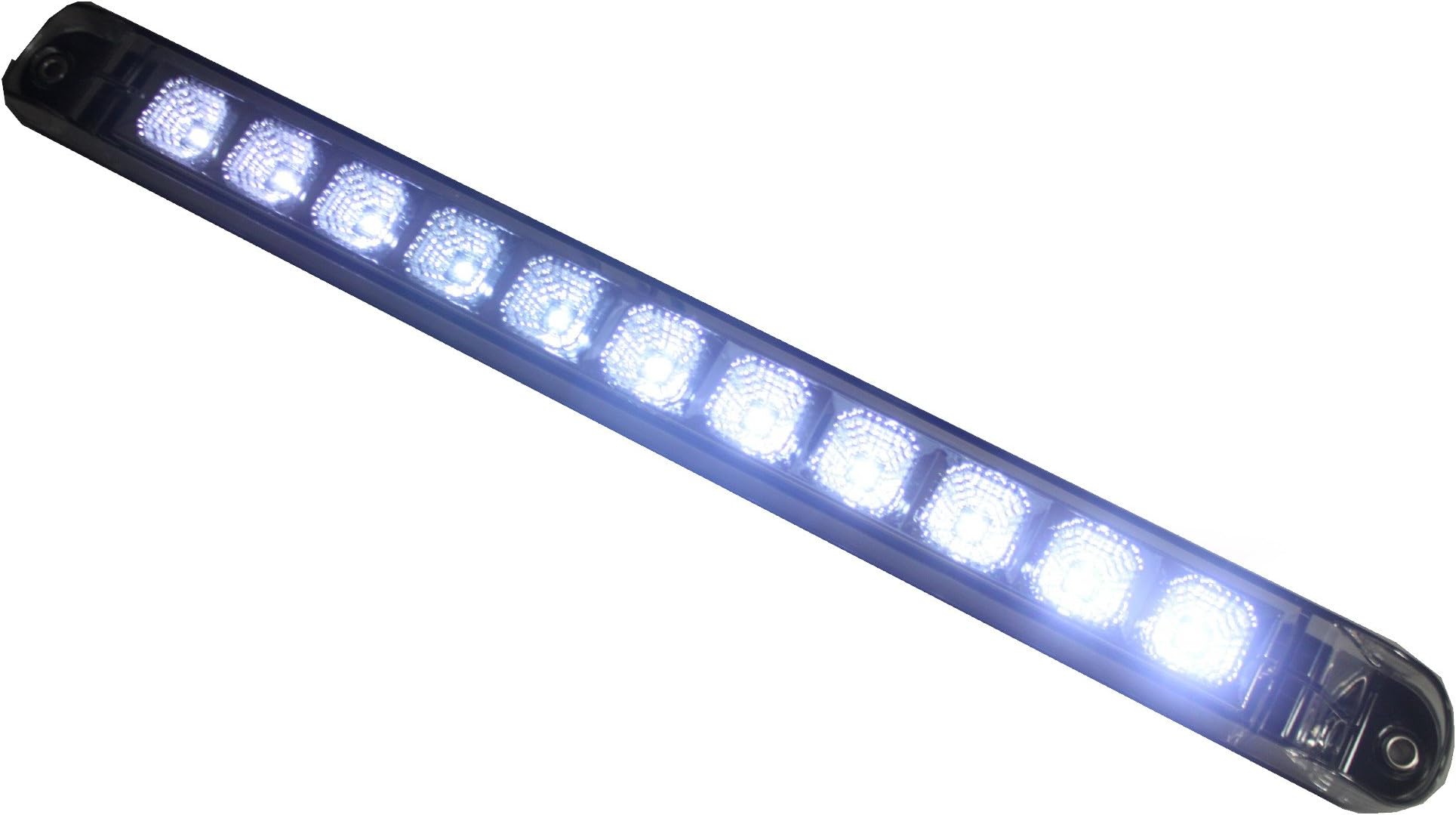 +++ Bright 17" Clear White Back-up/Reverse/Fog LIGHT BAR with Chrome Reflector