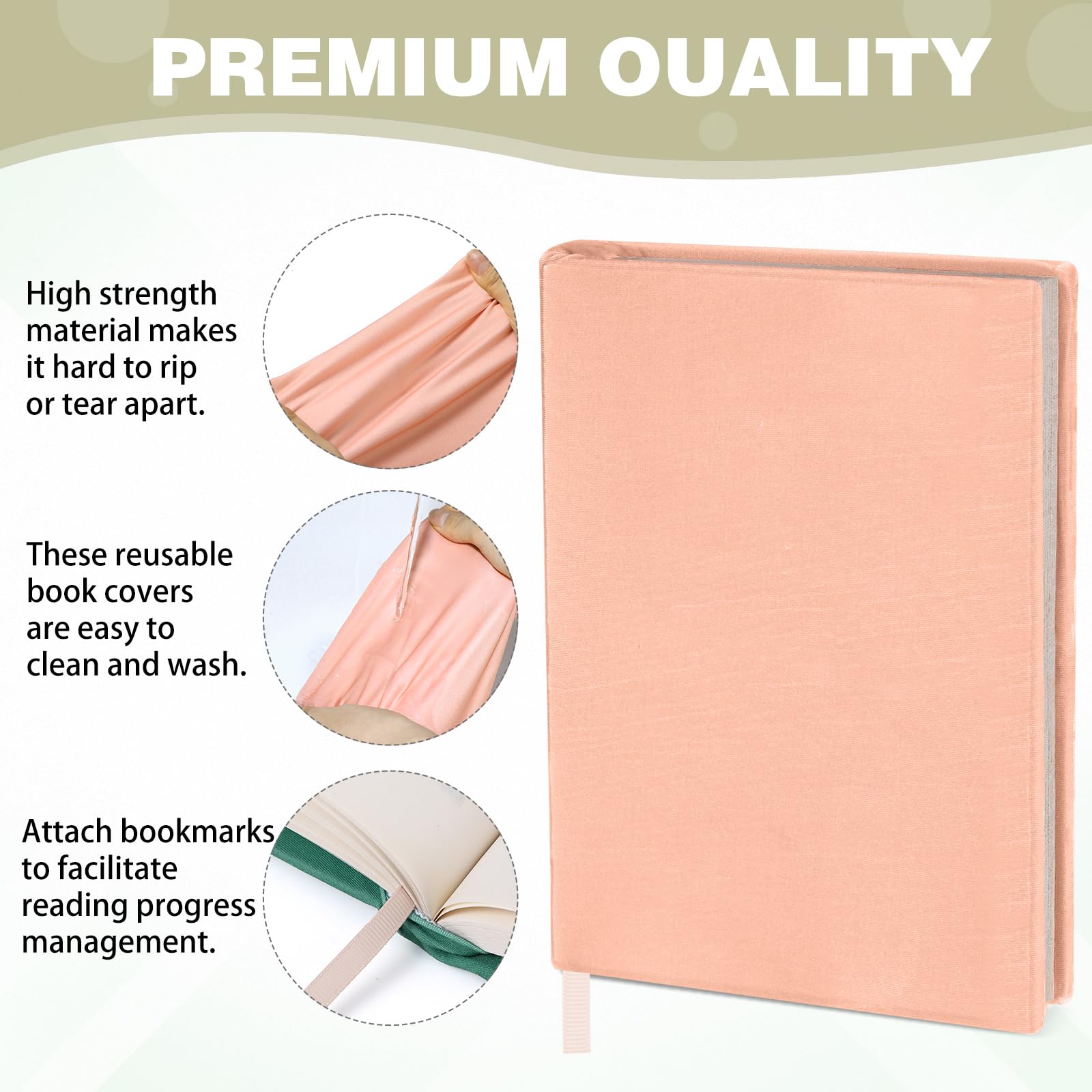 Gilprop Confezione da 12 copertine elastiche per libri, 18 x 32 cm, lavabili e riutilizzabili, adatte per libri di testo con copertina rigida da 15 a 22 cm, protezione per quaderni (vari colori)