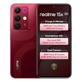 realme 15X 5G Smartphone 8+128GB Red