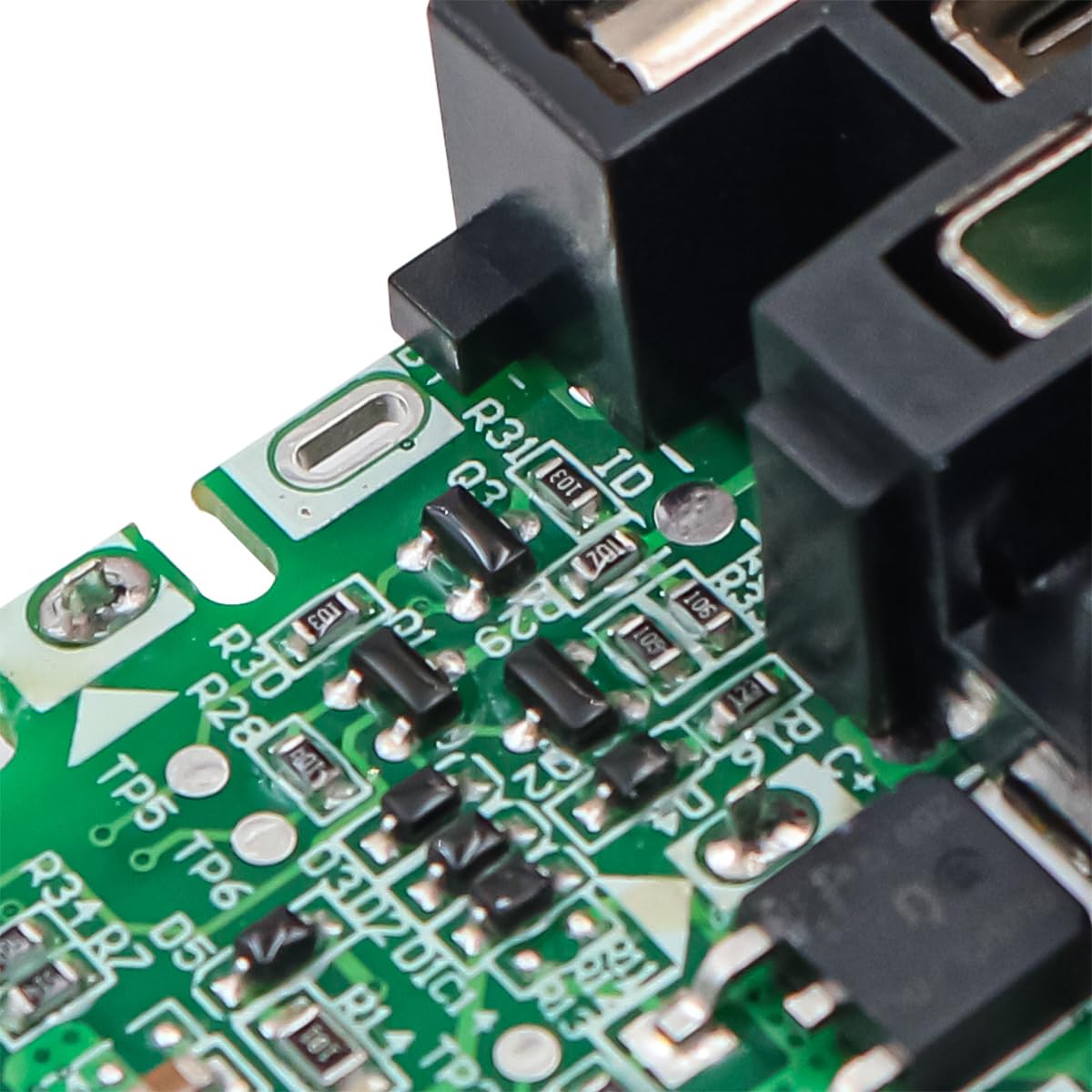 Sarini Płytka drukowana PCB, płytka drukowana zabezpieczająca ładowanie M18 PCB do akumulatora litowo-jonowego Milwaukee 18 V, część naprawcza, akcesorium