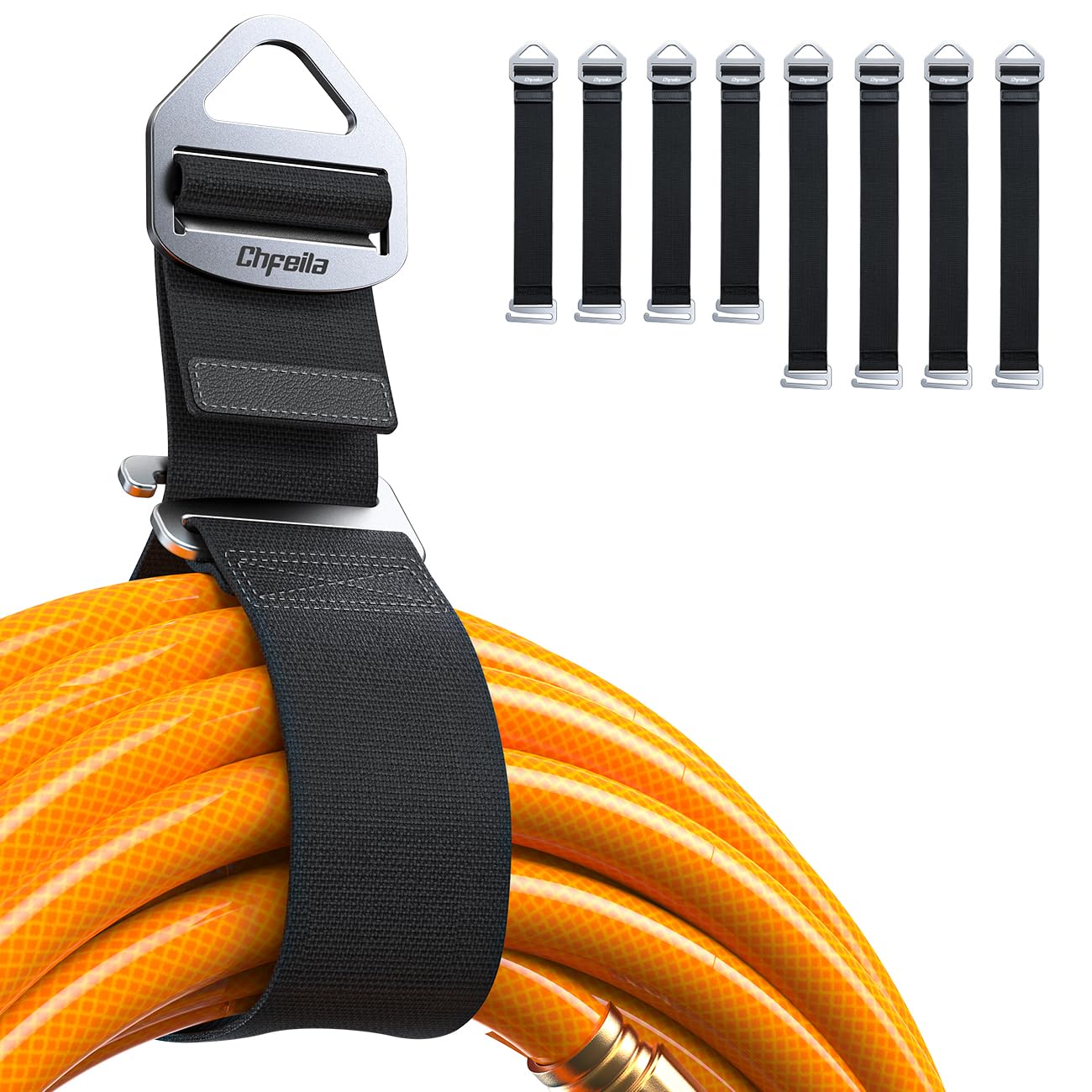 8er-Pack [Einhandbedienung/Schwerkraftspannung] Verlängerungskabel-Organizer, Verstellbarer Schlauch, Seil, Kabel Organisation und Aufbewahrung für Garage, Werkstatt, Wohnmobil, Geschenkset für Männer