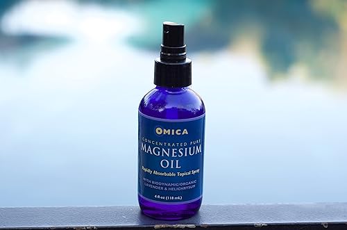 Miniatura 3 de Spray tópico de aceite de magnesio con hidrosoles biodinámicos de lavanda e romero (4 onzas)