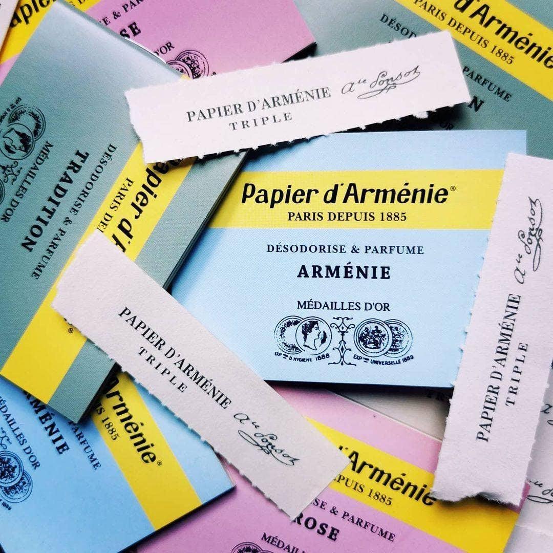 Papier d’Armenie Notatnik 12 arkuszy z 3 warstwami