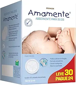 Absorvente Para Seios Amamente® 30 UN