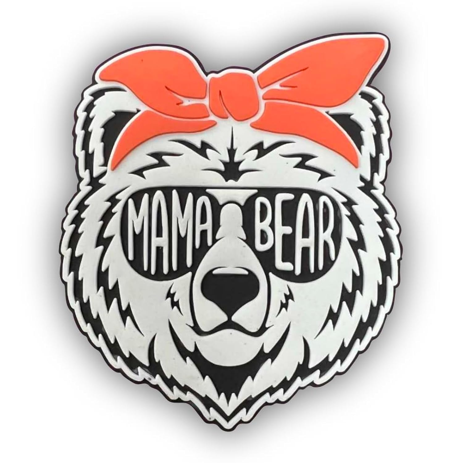 Rawstrom Mama Bear Charm for Bogg Bag, Beach Tote Charm, Bogg Bag Charms Accessories,Decorative Bogg Bits for Bogg bag,Beach Tote Bag Rubber Beach Bag
