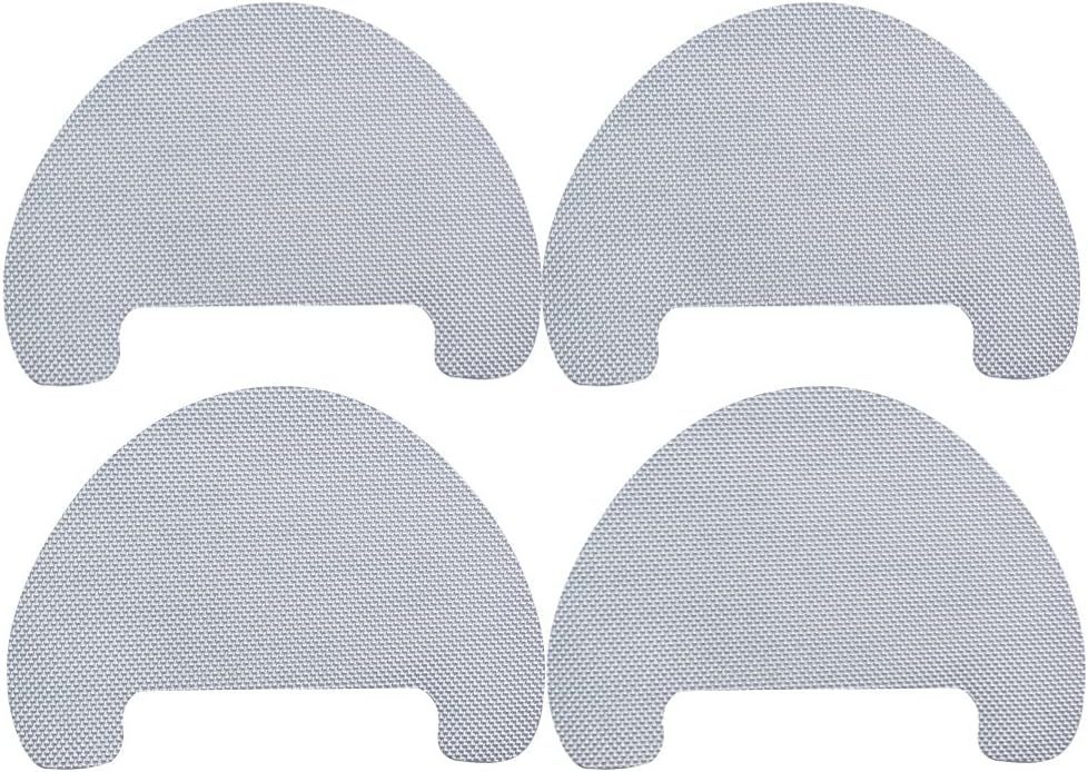 Shoe Hole Toebox Toeburst Blowout Prevention Repair Self Adhesive Patch Insert Crease Protectors Decreaser 2 Pairs (White)