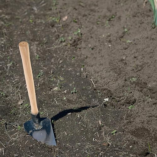 Miniatura 5 de Kisangel Azada de jardín mango largo mango de madera mango reemplazo cómodo agarre para trabajadores de la construcción