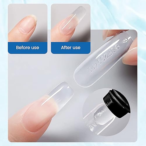 Miniatura 2 de Gel de uñas de poli, 2.0 fl oz2 onzas líquidas de gel de extensión de poliéster transparente, gel constructor de uñas de moda, diseño de uñas de