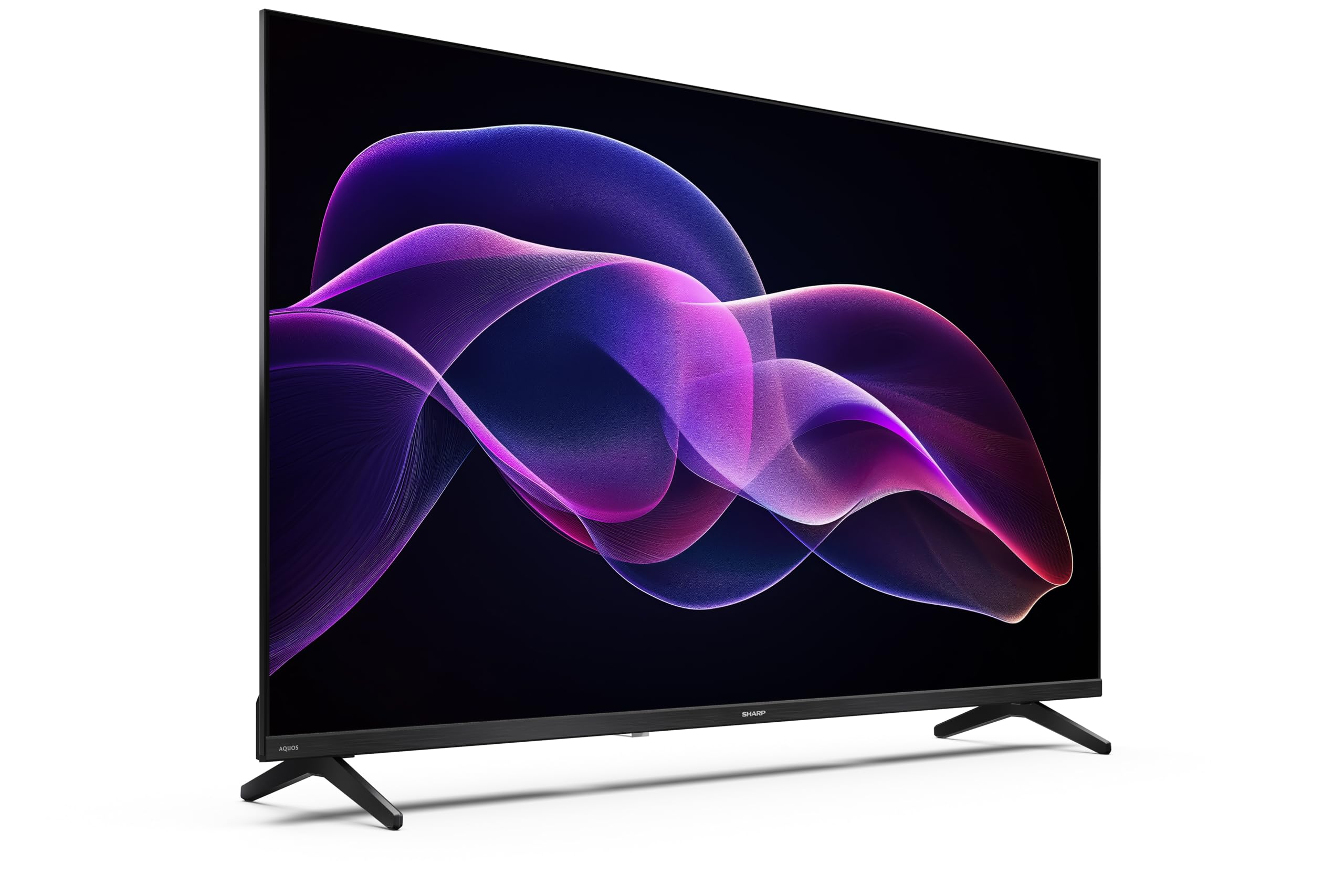 Sharp 40HF3365E - Google TV, 40" FHD, Frameless, 60Hz, QLED, Google Assistant con microfono, Chromecast,Bluetooth, Sonido 2x8W, HDMIx3, USBx2, Color Negro