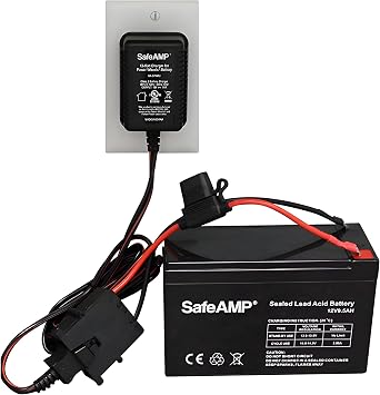 SafeAMP Power Wheels Battery and Charger Bundle