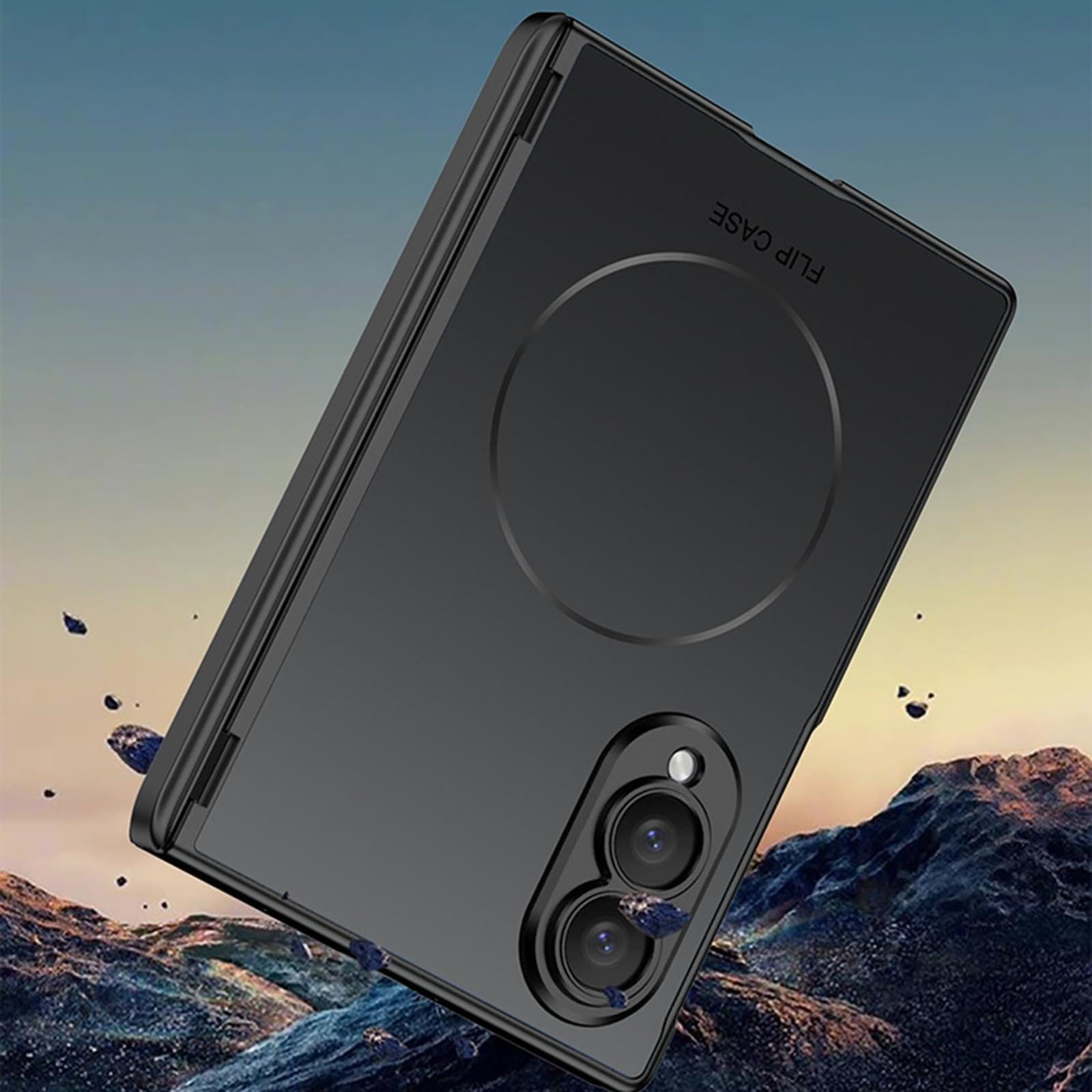 Custodia magnetica for Samsung Galaxy Z Fold 8 fibra di carbonio