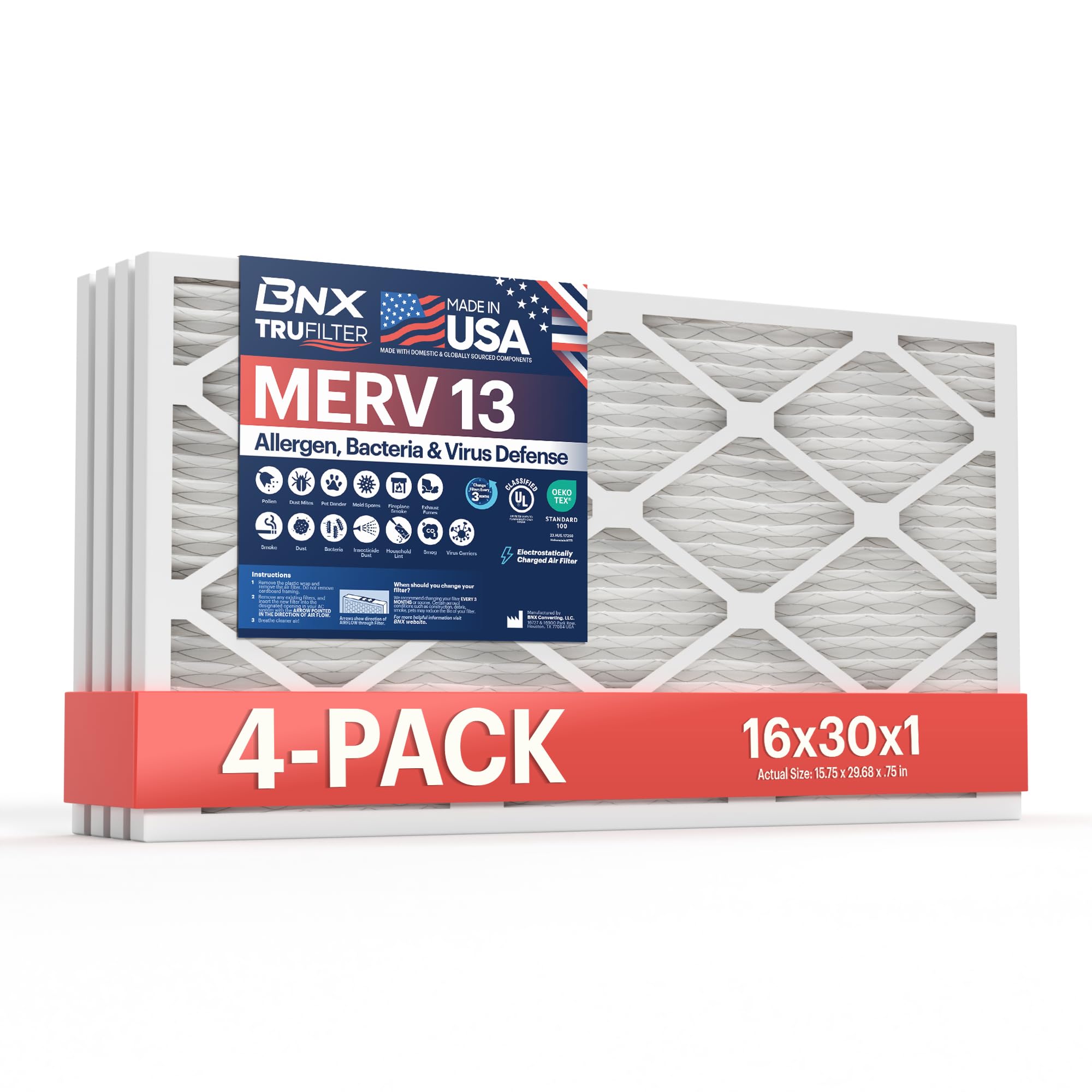 BNX TruFilter MERV 13 Pack