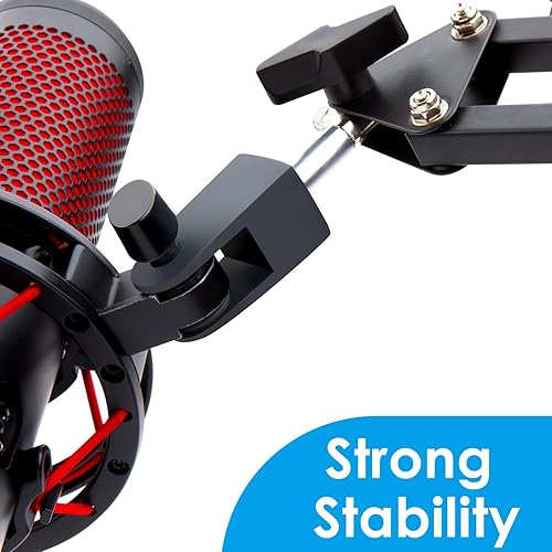 Miniatura 3 de YOUSHARES HyperX Quadcast Mount Adapter para HyperX Quadcast s Mic  El adaptador de repuesto de brazo brazo HyperX Quadcast obtiene el soporte