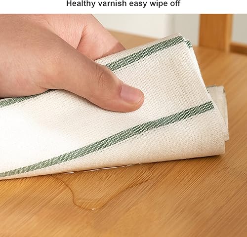 Miniatura 5 de Estantería giratoria de 360 grados, estante de almacenamiento giratorio de bambú, estantes de pie con estantería de diseño abierto para sala de