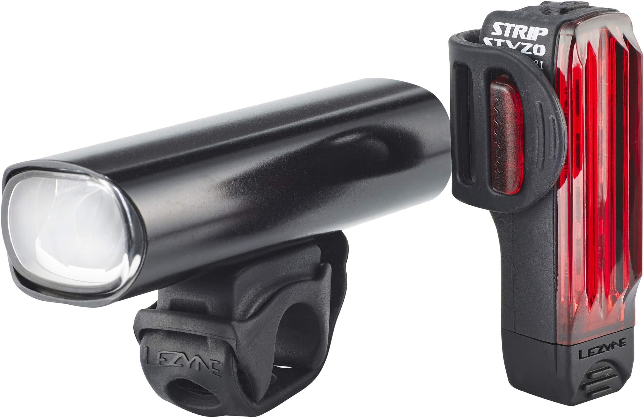 Lezyne Lite Pro Strip Dr Y11 Light Set, Glossy Black, M