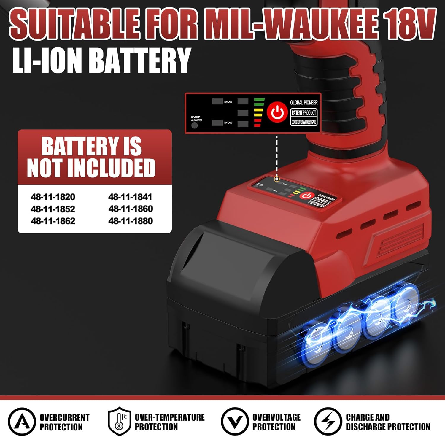 Cordless Metal Shear for Mil-waukee 18V Max Battery, Sheet Metal Cutter with 360°Rotating Head, 221 Ft-Lbs, Brushless Electric Scissors for Cutting Stainless Sheet and Iron(Tool Only)