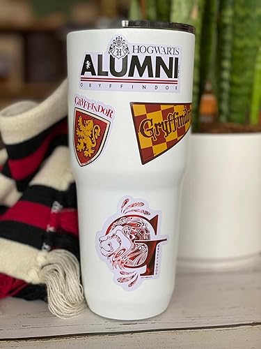 Miniatura 7 de Conquest Journals Harry Potter Gryffindor Hogwarts House - Juego de 5 calcomanías de holograma, impermeables, resistentes a los rayos UV y a los