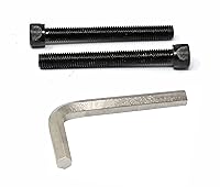 Vista 134 de iexcell Juego de 50 tornillos M4 x 20/25/30/35/40 de acero de aleación de grado 12.9, acabado de óxido negro