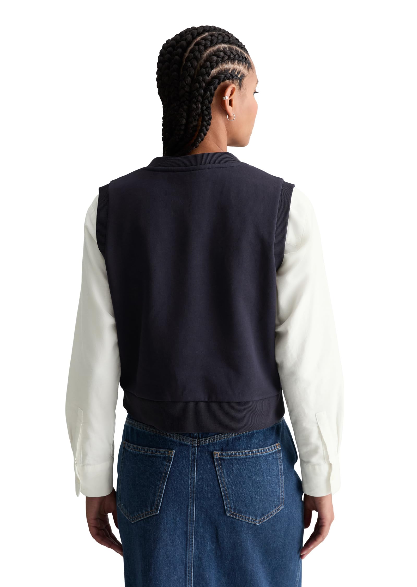Marc O'Polo Denim Sweat-V-Neck-Pullunder Regular