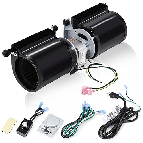 Criditpid 910-157/P - Kit de ventilador de chimenea para insertos de chimenea Regency y estufa de leña, Hampton HI300, Osburn, chimeneas Valley