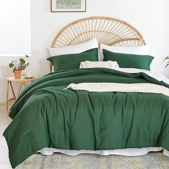 weigelia Emerald Green King Size Comforter Sets Dark Green