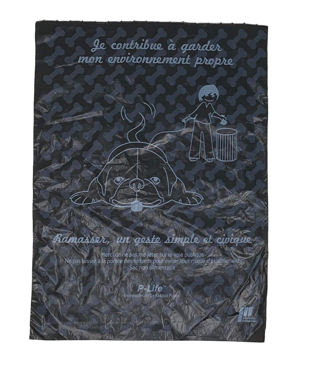 5000 Sacs Ramasse Crottes pour Chiens Sac à déjection canine Biodégradable en liasse de 100 soit 50 liasses sac ramasse crotte Biodégradable SACS CANINS NOIR