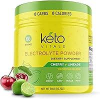 Vista 1 de Polvo de electrolitos Keto Vitals Electrolitos aptos para dietas keto con potasio, magnesio, sodio, calcio Suplemento de electrolitos keto