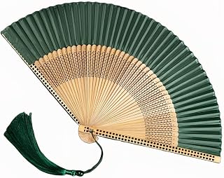 Elegant Bamboo Handheld Folding