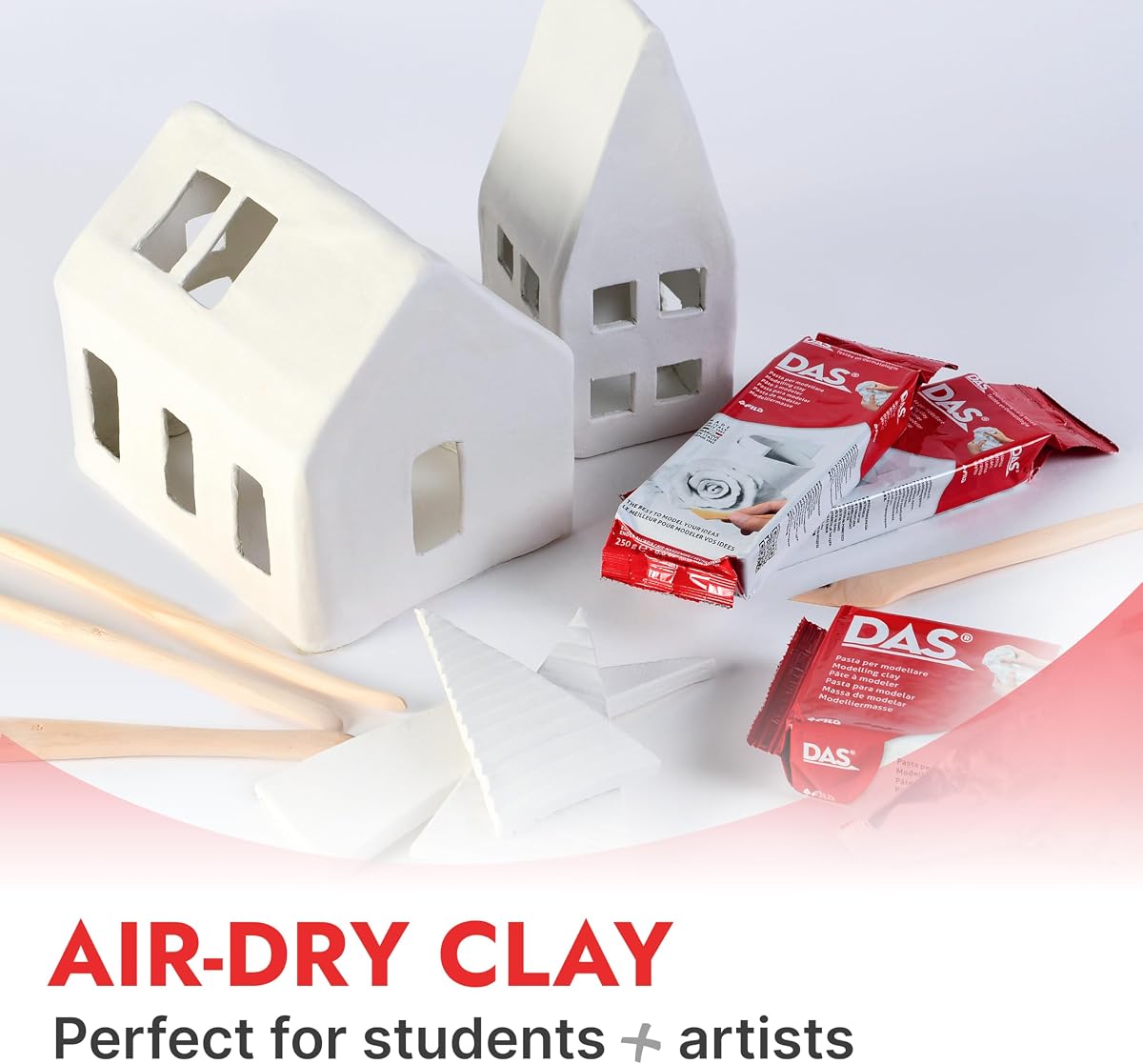 DAS White 1 kg Air Drying Modelling Clay