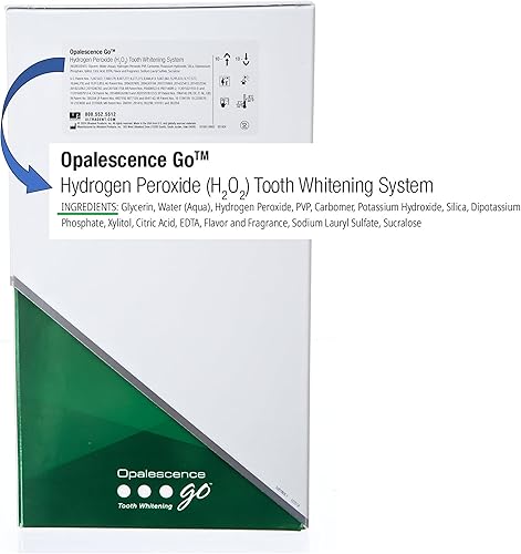 Miniatura 7 de Opalescence Go 10% – Kit de bandejas blanqueadoras de dientes precargadas (10 tratamientos) – 10% de peróxido de hidrógeno – menta fabricada por