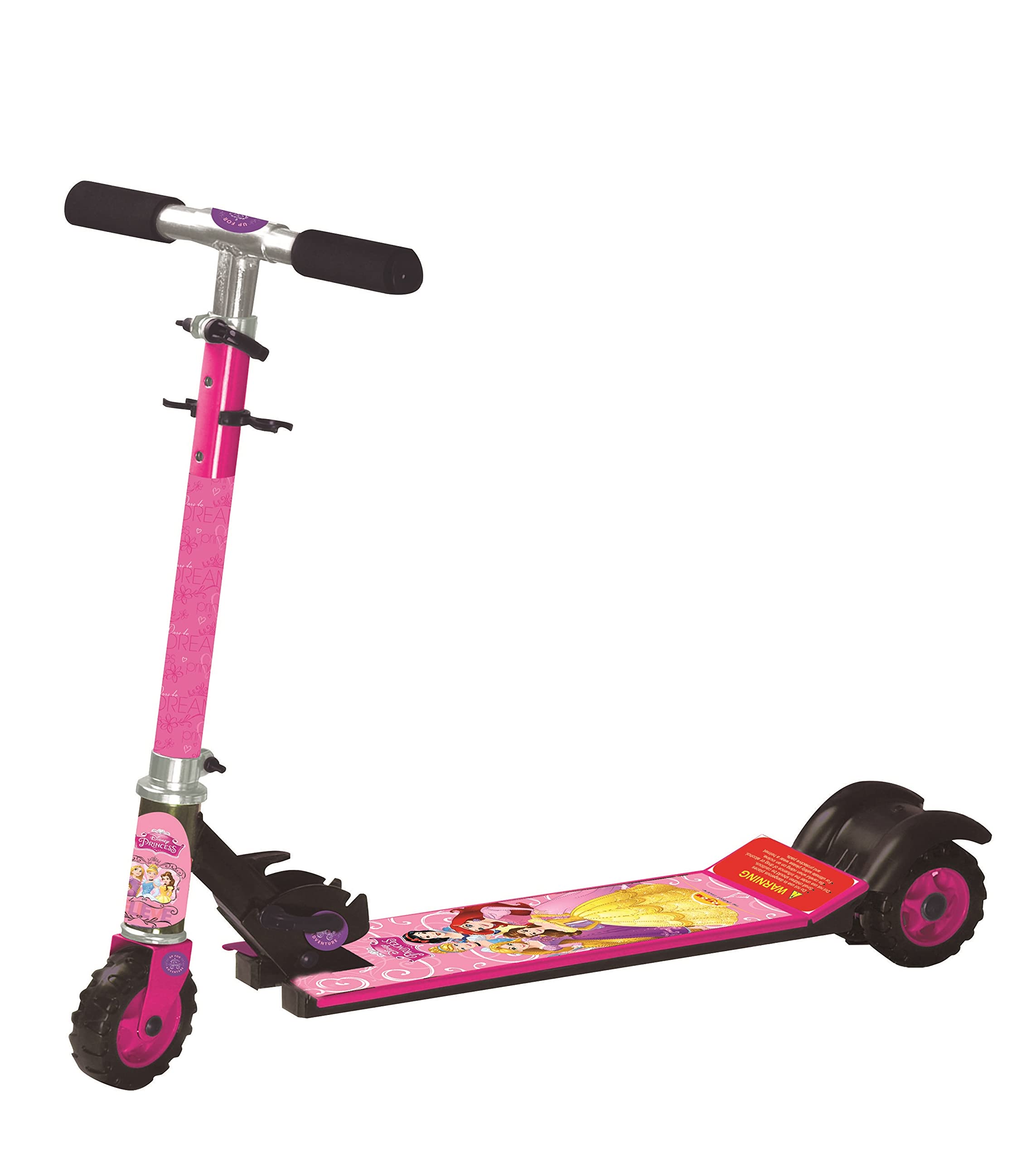 Toyzone Scooter Giant Kids Skate Ride on | Smart Kick Scooter | Adjustable Height and Rear Brake | Foldable Scooter | for Kids Age 6+ Years (Princess Scooter Giant) (B084K4KSVM) Amazon Price History, Amazon Price Tracker