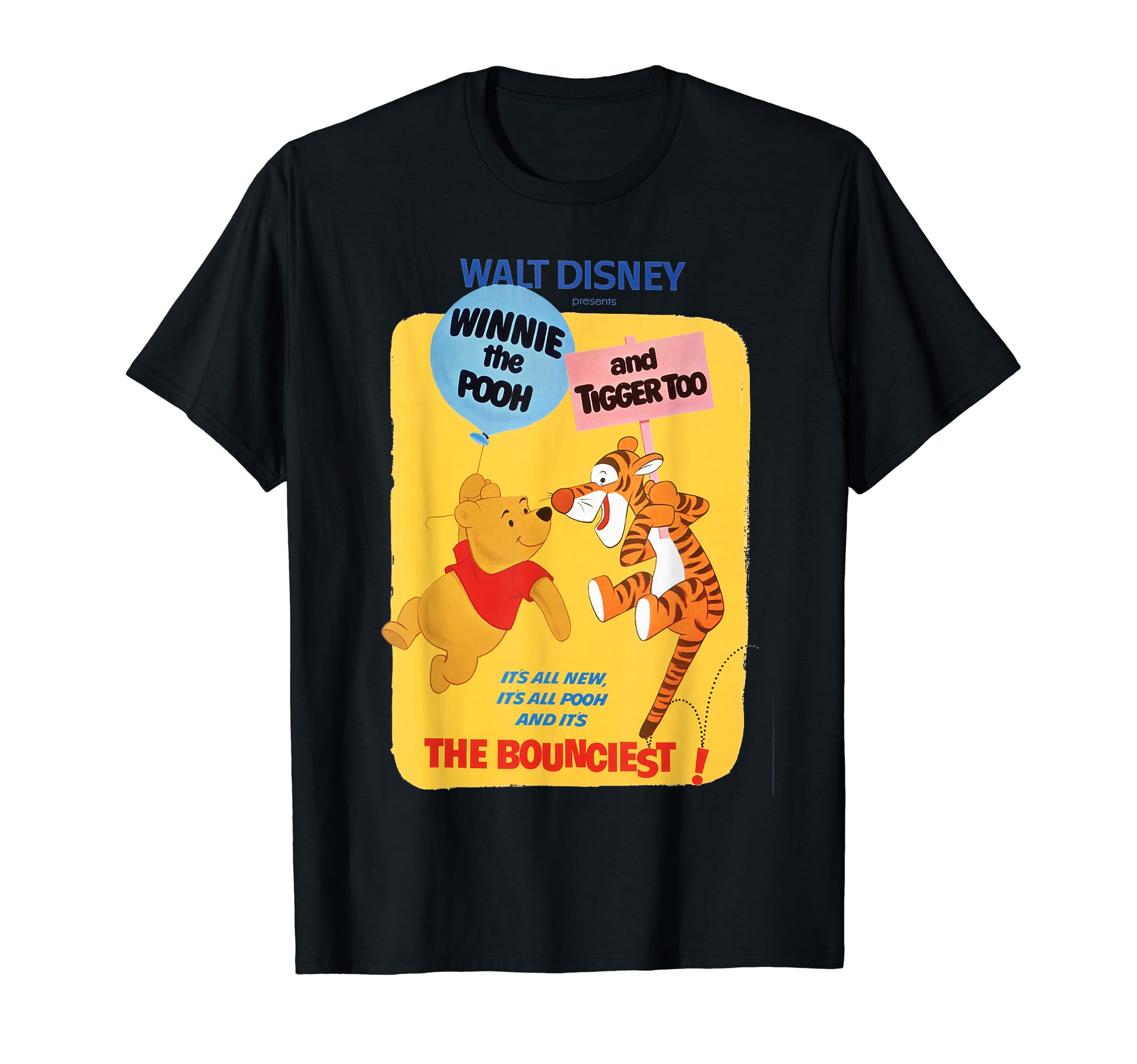 Amazon | Walt Disney Presents くまのプーさんとティガー ポスター T