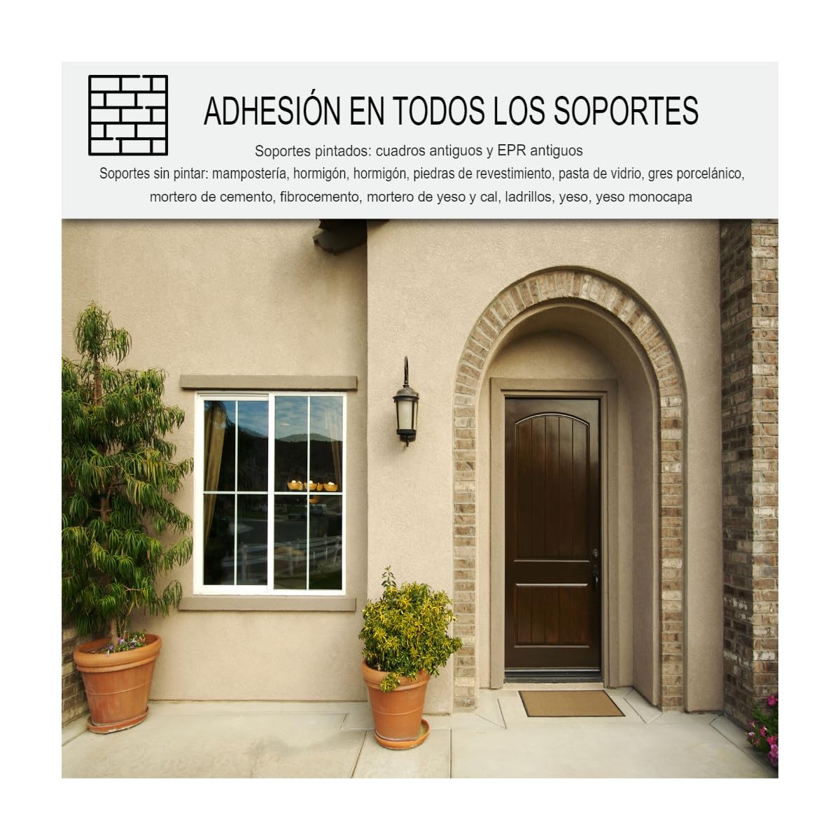 ARCANE INDUSTRIES Pintura de siloxano para exteriores y fachadas, de alto poder hidrófugo - ARCAFAÇADE SILOXANE - 10 L (+ o - 60 m² en 1 capa) Blanco Crema - RAL 9001