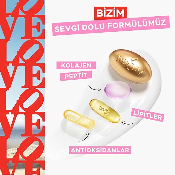 Pantene LOVE Edition Pro-V Derinlemesine Bakım 3 Dakikalık Mucize Saç Kremi 220 Mililitre