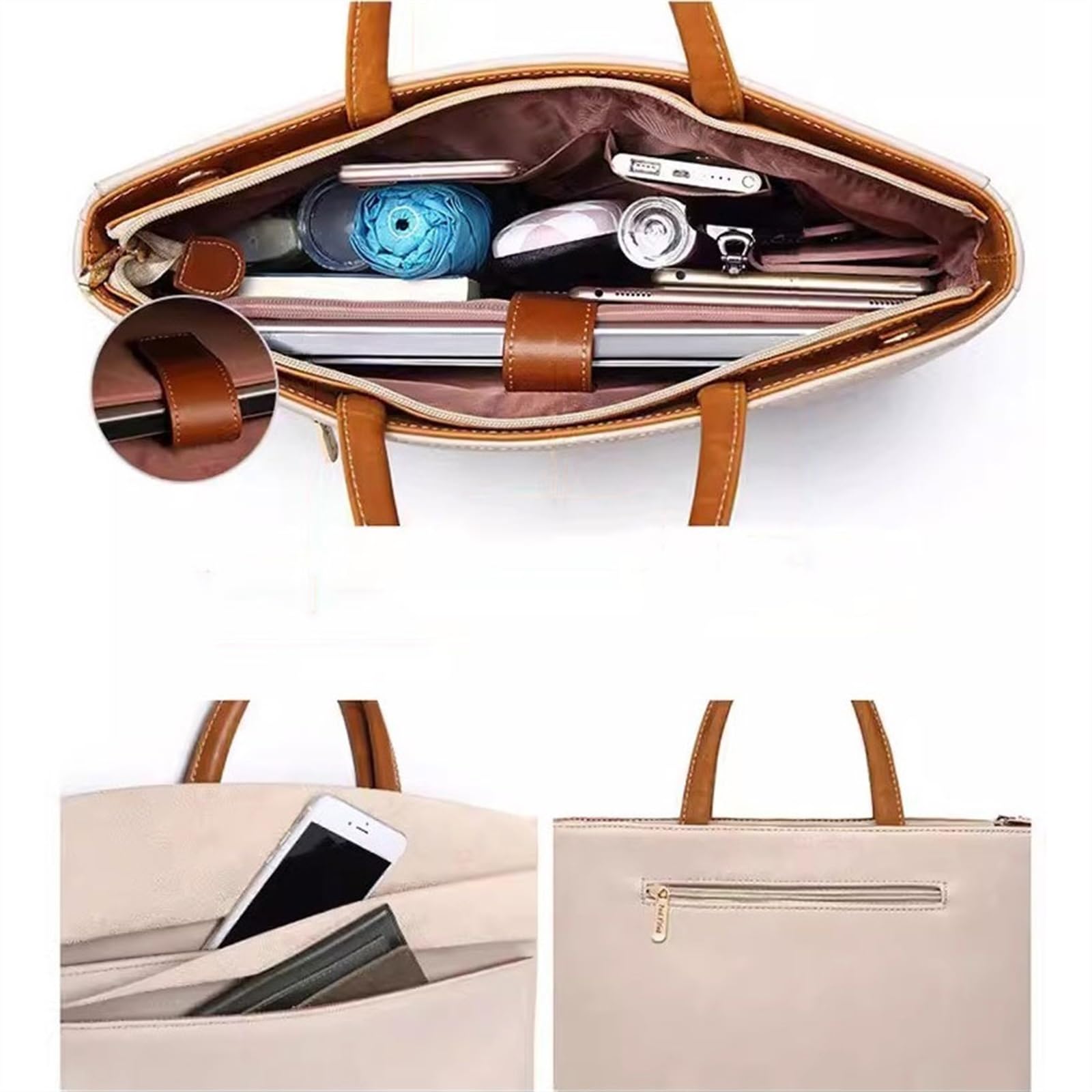 Custodia per tablet Borsa for laptop da 15,6 pollici a tracolla portatile a lavoro Custodia protettiva antiurto for tablet PC anticaduta Zaino per laptop