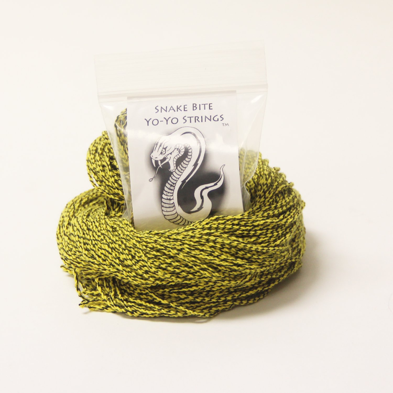 Snake Bite Yo-Yo Strings - 100% Cotton Strings - Snake Bite-Yellow Jacket- 100 Pack