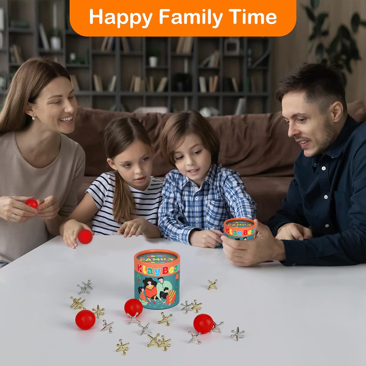 Buy KlayBear Jacks Game with Ball, Retro Vintage Jax Game for Kids and